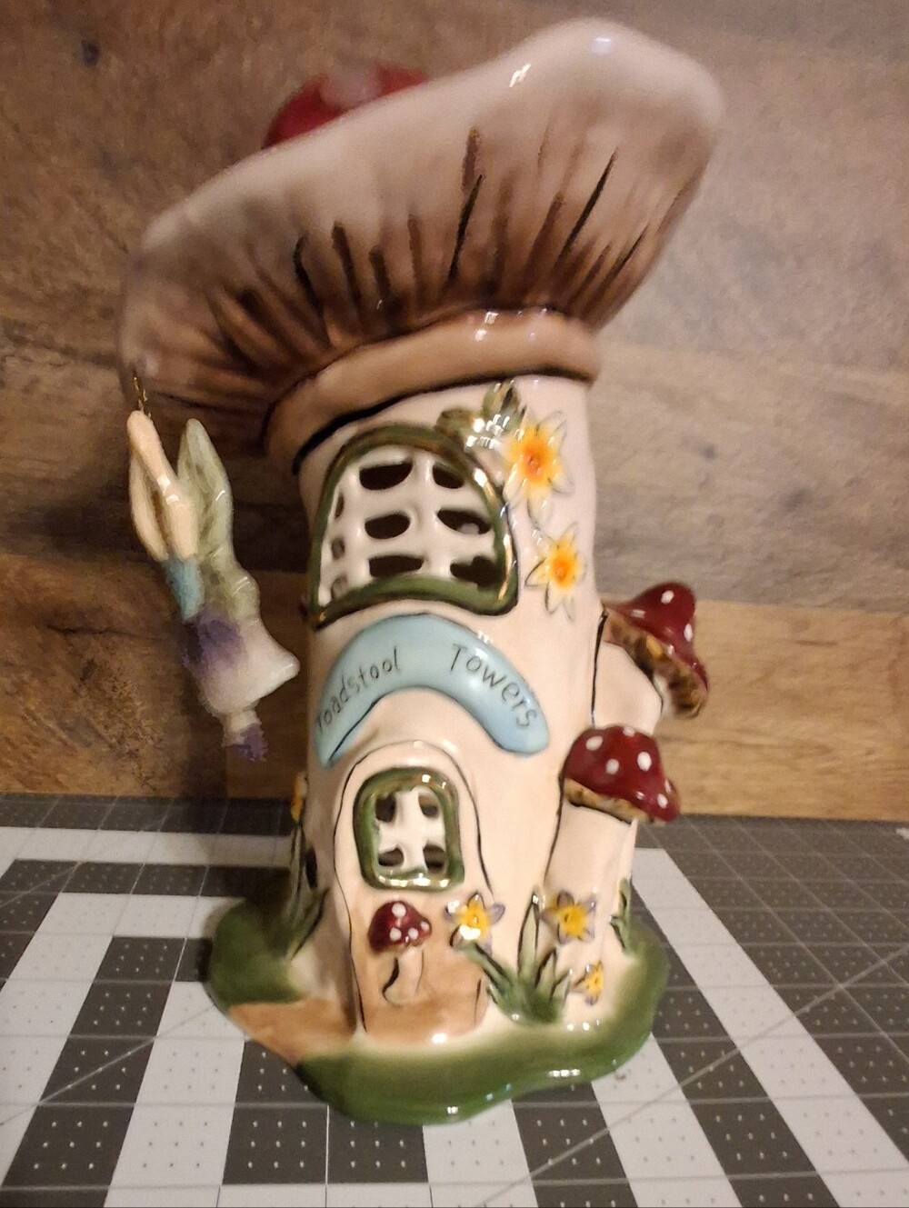 Blue Sky Cayworks Toadstool Towers Candle Tealight House